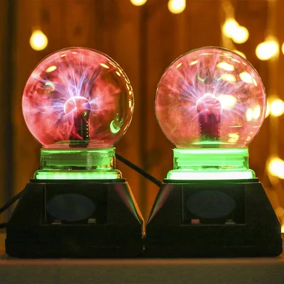 Creative Gift Retro Skull Hand Magic Ball Retro Tower Crafts Flash Static Induction Glass Ball