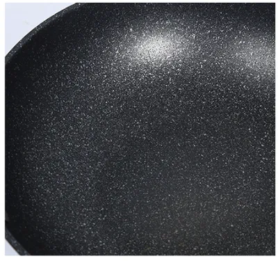 Household Non-stick Medical Stone Wok Induction Cooker Applicable To Gas Stove