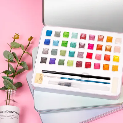 Pearlescent Nail Solid Watercolor Pigment