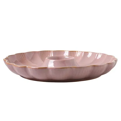 Japanese Petal Dumplings With Vinegar Dish