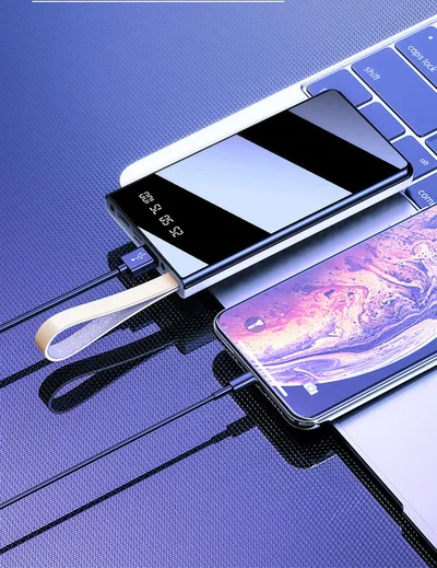 Full screen mobile power supply