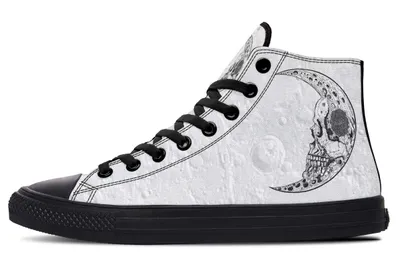 Printed Couple High-top Canvas Shoes