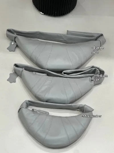 Hot-selling European And American Sheep Leather Croissant Bag For Foreign Trade, Crossbody Lazy-style Horn Bag, Vintage Genuine Leather Shoulder Crossbody Dumpling Bag