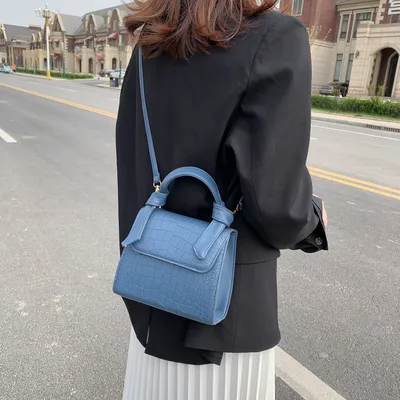 Stone pattern shoulder bag