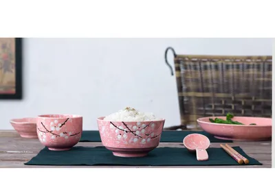 Tableware Set, Japanese Ceramic Dinnerware Set For Home, Kitchen, Person, 6 Uds.
