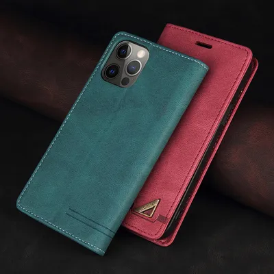 Leather Flip Faux Protective Phone Case