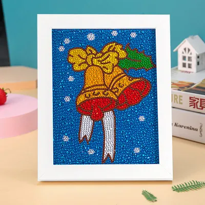 Christmas DIY Framed Diamond Painting Craft Size