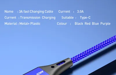 Fast charge mobile phone data cable