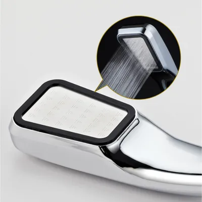 300 Hole Pressurized Shower Head Square Hand Shower