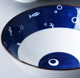 Household Ceramic Soup Large Bowl