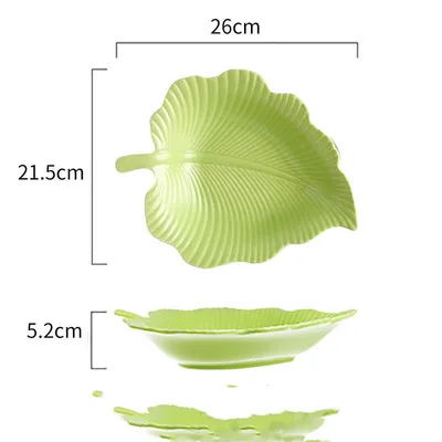 Ceramic Snack Plate For Creative Home Use