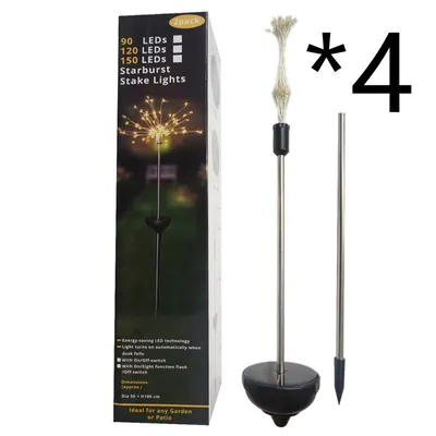 Solar firework lawn light