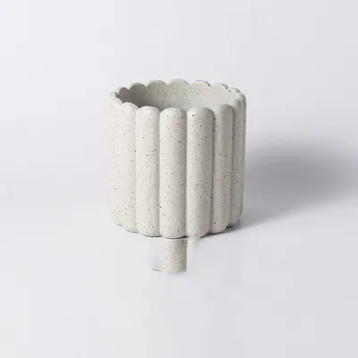 Nordic Cement Flower Pot Frosted Fashion Simple Literary Personality
