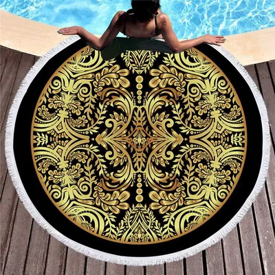 Dream Catcher Elephant Turtle Beach Towel
