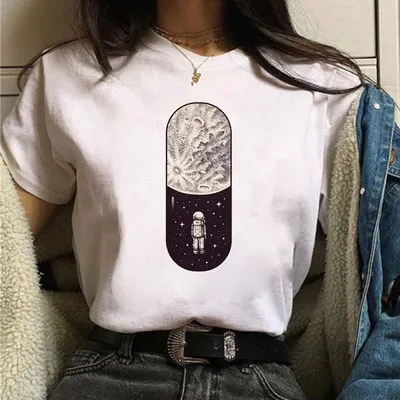 Creative Personality Printing Student Short Sleeve