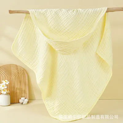 Hooded Baby Towels For Newborn Muslin Cotton Baby Bath Towel With Hood For Babies, Infant, Toddler And Kids, Large 90x90cm, Soft And Absorbent Newborn Essential