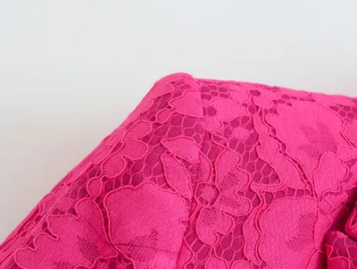 Lace Fabric Slim Fit Suit Coat