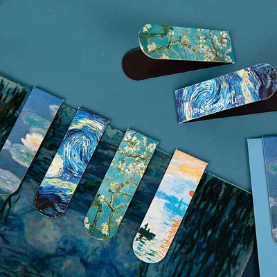 Van Gogh Art Handbook DIY Decorative Book Clip Fridge Magnet