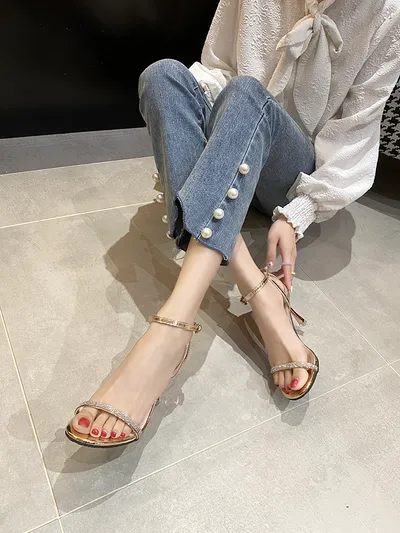 Fairy Wind Is Not Tired High Heels Design Sense Niche Temperament