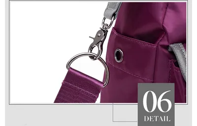 Large Capacity Multi-pocket Shoulder Bag For Women Nylon Waterproof Handbags Female Casual Commuting Messenger Crossbody Bags