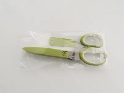 Multifunctional Muti-Layers Stainless Steel Knives Multi-Layers Kitchen Scissors Scallion Cutter Herb Laver Spices Cook Tool Cut