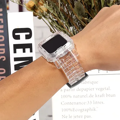 Glacier Limited Transparent Strap With Silicone Case