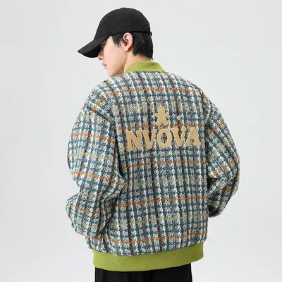 Coat Embroidered Fried Street Cardigan Couple Jacket Tops