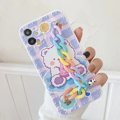 Color Chain Wristband Phone Case Bracelet