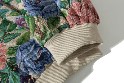 men's retro trend harajuku jacquard jacket
