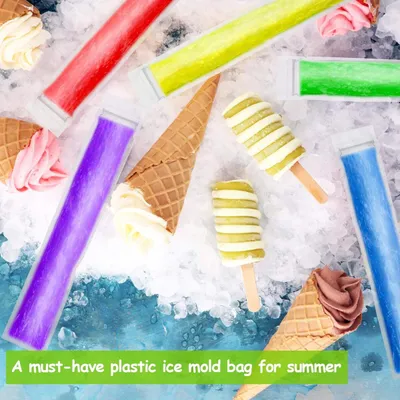 Party - 320 Popsicle Bags  2 Orange Funnels 1 Set