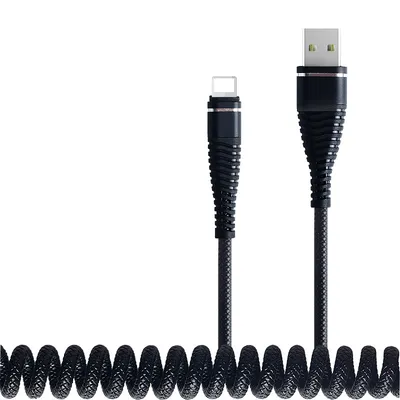 Mobile Phone Charging Spring Wire For Apple Android TYPE-C