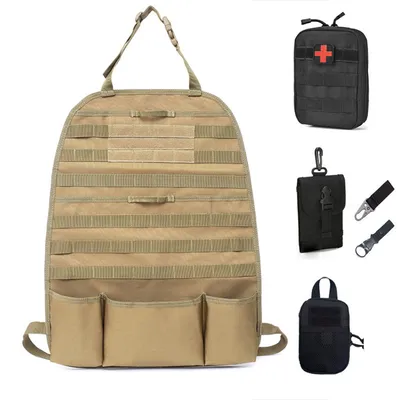 Multi-function Tactical Universal Car Back Seat Organizer Cover Bag