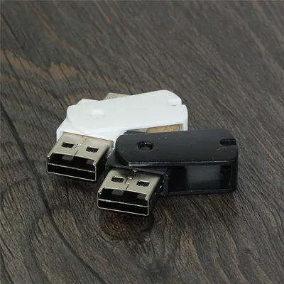 Rotating USB2.0 TF Card Reader 2-in-1 Micro Usb Android Phone OTG Card Reader
