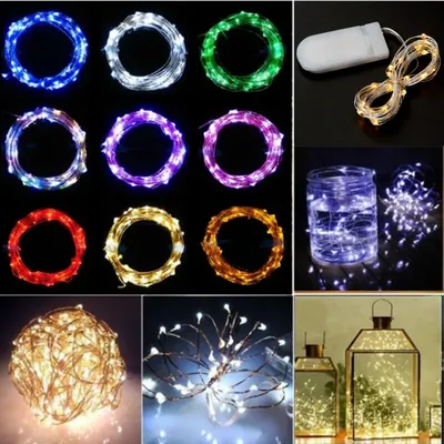 1-30x Fairy Lights Waterproof String Lights DIY Wedding Xmas Party Jars Crafts--Cold White 5M50 Lamp