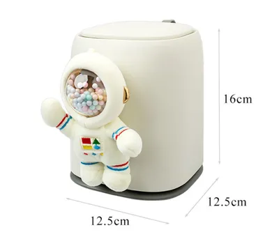 Cute Astronaut Car Trash Can