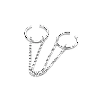 Vintage Punk Style Men's And Women's Rings Two-piece Set
