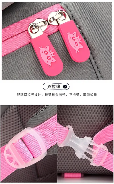 Breathable and waterproof children's schoolbags