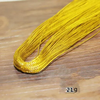 Baking Jewelry Tag Craft Line Eight-strand Gold And Silver