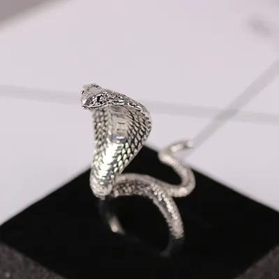 The New Korean Style Personalized Snake Ring Opening Can Be Adjusted