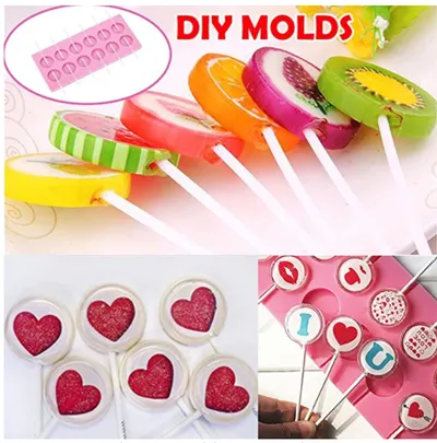 Silicone cartoon mold for household lollipop