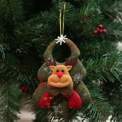 New Christmas decoration non woven fabric Pendant