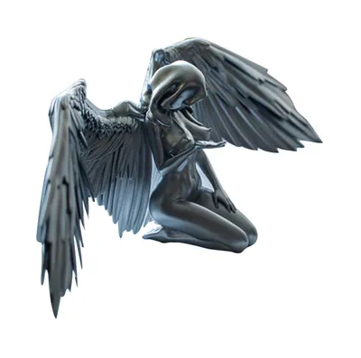 Cross-border New Products Art Angel Female Female Wings Kneeling Cape Indoor Wings Angel Crafts Ornaments