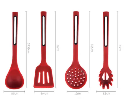 Kitchen Cooking Tools All-in-one Silicone Spatula And Spoon Set