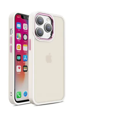 Phone Case Frosted Metal Lens Frame