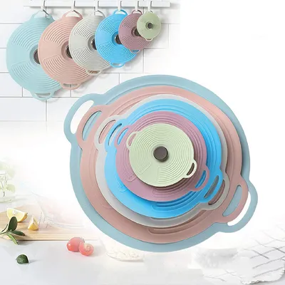 Food-grade Silicone Lid Keeps In 6 Sizes
