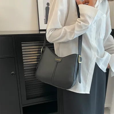 Casual Women's Shoulder Bag Fashion Large Capacity Crossbody Bags Women Solid Color Korean Style