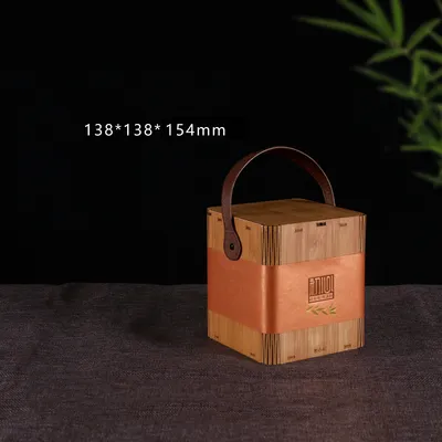 Packaging Bamboo High-end Creative Tea Storage Box