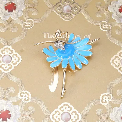 New Alloy Ballet Girl Brooch Accessories