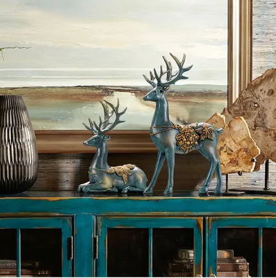 Nordic Living Room Decoration Decoration TV Cabinet Wine Cabinet Indoor Home Office Crafts Modern Porch Furnishings