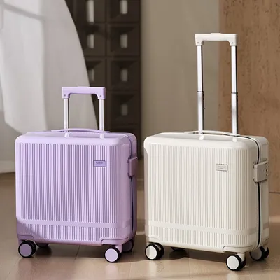 New Fashionable 16 Inch Luggage Case With TSA Customs Lock, 360 Universal Wheel Pull Rod Box, Luggage Universal Wheel Password Box